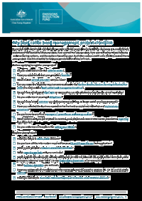 My beef cattle herd management project checklist